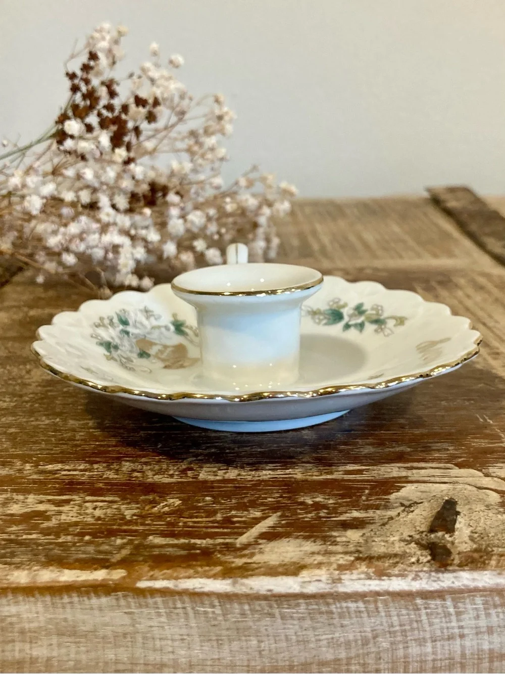 Vintage ceramic candleholder